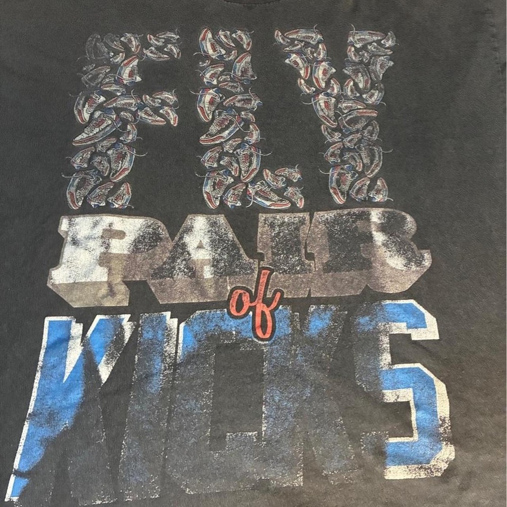 Vintage faded out black t-shirt